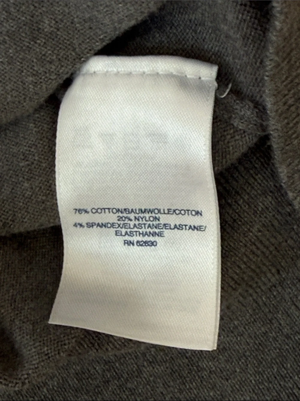 Lands’ End Gray Short Sleeve Sweater Knit Top XL Petite 18